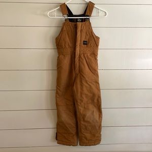 Walls insulated bibs boys size medium (6/7)